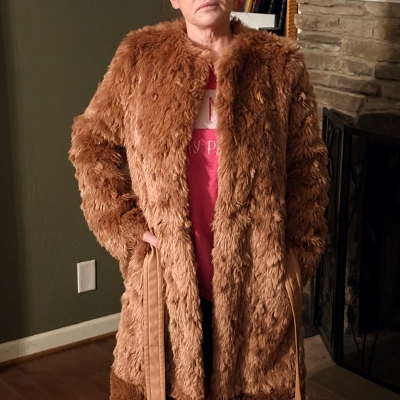 Express Tan Teddy Jacket - Picture 6 of 7